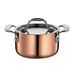 Spring Culinox mini vleespan 9 cm 5-laags meerlaags materiaal met koperlaag