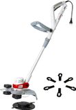 ikra GmbH IKRA 2-in-1 elektrische grastrimmer IGT 650 D-TC, 650 W, snijbreedte 30 cm