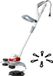 ikra GmbH IKRA 2-in-1 elektrische grastrimmer IGT 650 D-TC, 650 W, snijbreedte 30 cm