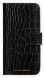 iDeal of Sweden Magnet Wallet+ geschikt voor iPhone 17 Pro Black Croco - Zwart