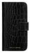 iDeal of Sweden Magnet Wallet+ geschikt voor iPhone 17 Pro Black Croco - Zwart