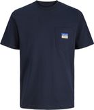 JACK&JONES JORPOCKY TEE SS CREW NECK FRSS26 Heren T-shirts XXL Katoen Navy Blazer