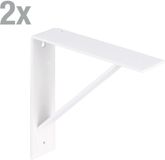 Alberts 869649 Plankdrager Sam | per paar | Metaal | Kleur | Recht | 205 x 205 x 50 mm