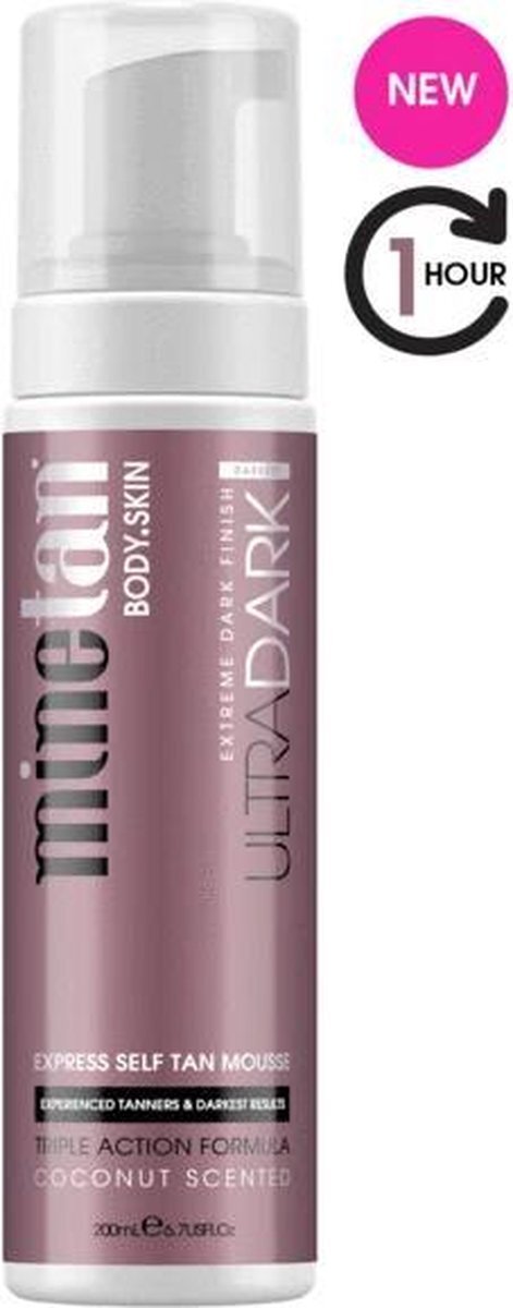 MineTan Ultra Dark Tanning Foam 200ml - zelfbruiningsmousse