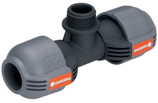 GARDENA Sprinklersysteem - T-stuk 25mm x 3/4" buitendraad
