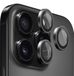 BLUEO Camera Lens Protector Geschikt voor iPhone 16 Pro & 16 Pro Max - RVS & Glas - Black Titanium