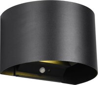 RL LIVE YOUR LIGHT REALITY TALENT - Outdoor Wall Lamp - Black - Rechargeable - Motion Sensor - Dusk Sensor - IP44