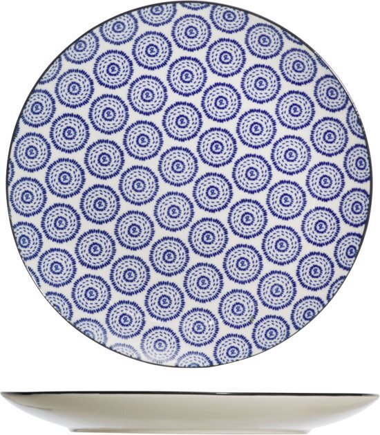 Cosy&Trendy Tavola Blue ontbijtbord Ø 20 cm - Set-6