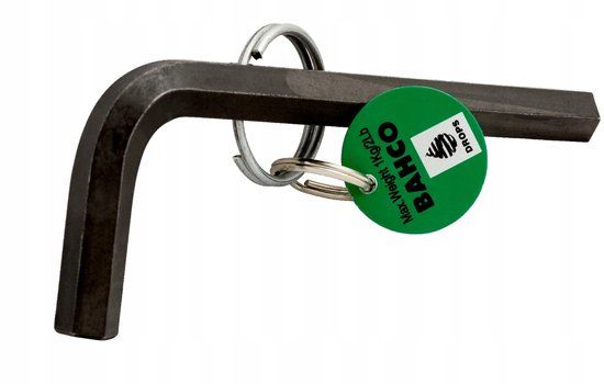 Bahco Inbussleutel 8mm Fosfaat Afwerking met RVS Ring