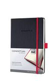Sigel Conceptum - Schrijfblok - Rood, Zwart