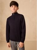 Next Jongens Trui met kwartrits - Blauw