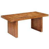 VidaXL Eettafel 180x90x75 cm massief acaciahout