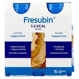 Fresubin 3,2 Kcal Drink Smaak Cappuccino 4x125ml
