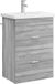 vidaXL Badkamermeubel Set Grijs Sonoma 61 x 40 x 84,5 cm Bewerkt hout