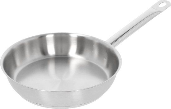 Demeyere Restoline 3 RVS Koekenpan - 24 cm - PTFE-vrij