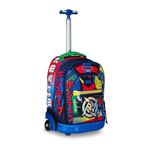 Mitama Trolley Run School Mysterious Warriors, blauw en oranje