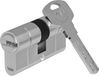 Yale 2100 Serie hoge veiligheidscilinder 35x35 mm vernikkeld, anti-plukken, anti-boren en anti-stoten, 5 sleutels