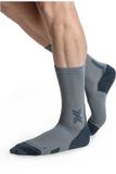 X-Socks Run Discover Crew Hardloopsokken Raincloud/X Zwart 35-38