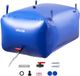 VEVOR Wateropslagzak, 400L Waterzak, Opvouwbare Zachtwatercontainer, Lekvrije en Scheurbestendige PVC Noodwateropslagtank voor Campers, Vrachtwagens en Buitengebruik