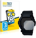 BROTECT Screenprotector 3 Stuks voor Casio G-Shock GD350 Beschermglas transparant