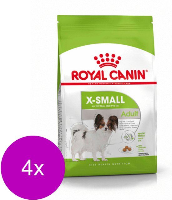 Royal Canin X-Small Adult - Hondenvoer - 4 x 3 kg