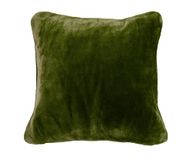 Gözze Kussenhoes set van 2, premium kasjmier gevoel, 50 x 50 cm, polyester microvezel, donkergroen