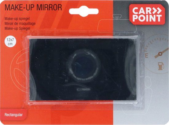 Carpoint Binnenspiegel Auto | Make-up Spiegel | Zilver