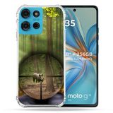 Cokitec Versterkte Hoes voor Motorola G75 5G Jacht Zwijn Zoeker