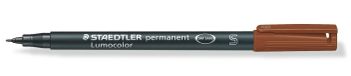 Staedtler Lumocolor 313 Permanente Marker Fijne Punt Bruin 10 Stuks