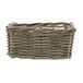 Van der Leeden Opbergmand Klassiek - bruin - rechthoek - 30 x 15 x 15 cm - rotan - gevlochten riet - mand - opbergen
