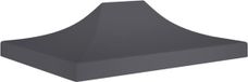 vidaXL Partytentdak 270 g/m² 4,5x3 m antracietkleurig