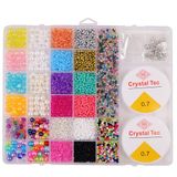 MAIN D'ARTISTE - Set van 4900 kralen - Creatieve hobby - 105713 - Kunststof - Knutselactiviteiten - Set - Volwassenen - Kinderen - Verbeelding - Geschenken - Verjaardag - Vanaf 6 jaar
