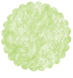 Zak 24 decoraties tnt stof optiek Flower Poly Lab (Ø 48 cm), zeegroen
