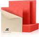 Nevolis 12 Pieces Acoustic Panels Self Adhesive 30 x 30 x 1cm Hexagon Acoustic Panels Acoustic Absorber Wall For Sound Studio Office Studio and Wall Decoration - Red