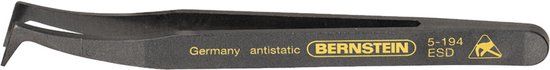 BERNSTEIN Tools for Electronics 5-194 Precisiepincet NK6 Haak, stomp 120 mm