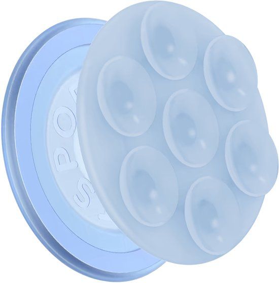 PopSockets PopGrip MagSafe-houder voor smartphone Suck-Up-collectie, Blauw