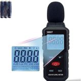 Merkloos / Sans marque Paws & Crafts B.V. S8607 Decibelmeter - Geluidsmeter - Geluid decibel - Geluidsniveaumeter - Accurate Geluidsmeter - dB Meter - Profesionele Decibel Meter - 30 tot 130 Decibel - Nauwkeurig 1.5 dB - Lcd-display - Inclusief batterij - Voor kantoor, bouwplaats, fabriek