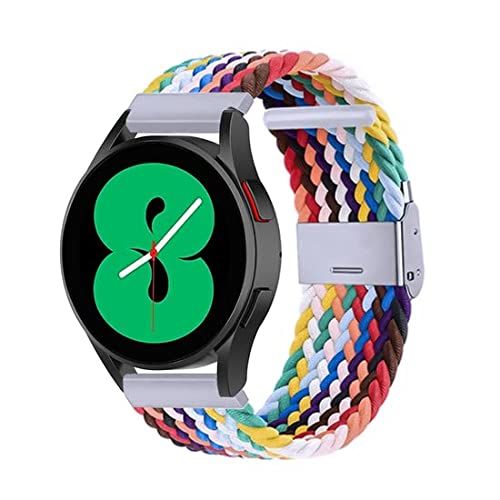 By Qubix Qubix - Compatible met Garmin Vivoactive 3 - Braided bandje - Multicolor - Bandbreedte: 20mm