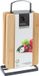Excellent Houseware planchettes à pain avec support - 6x - bambou bois - 22 x 15 cm - brun clair
