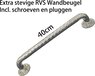 Wandbeugel badkamer - 40cm - RVS - Handgreep voor Douche en Toilet