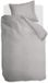 Ambiante Satin Uni dekbedovertrek - Eenpersoons - 140 x 200/220 cm - Grijs