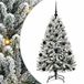 vidaXL Kunstkerstboom 120 cm 150 LED's Warmwit PVC en Staal