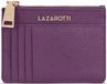 Lazarotti Bologna Leren sleutelhanger Kaarthouder leer 11,5 cm met air tag compartiment - paars