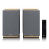 Lenco SPB-241WDGY Grijs 40W Bedraad en draadloos Boekenplank speakers