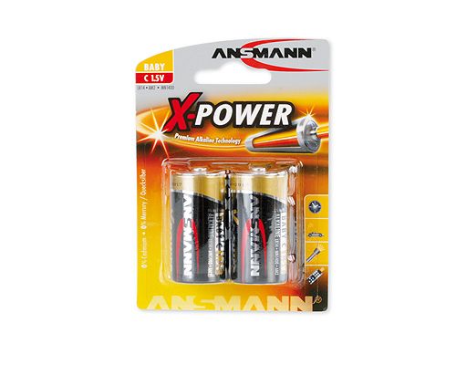 Ansmann Baby C - Huishoudelijke batterijen - Zwart