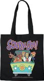 SCOOBY-DOO Sac fourre-tout Mystery Machine BWSCOOBBB001, noir, 38 x 40 cm