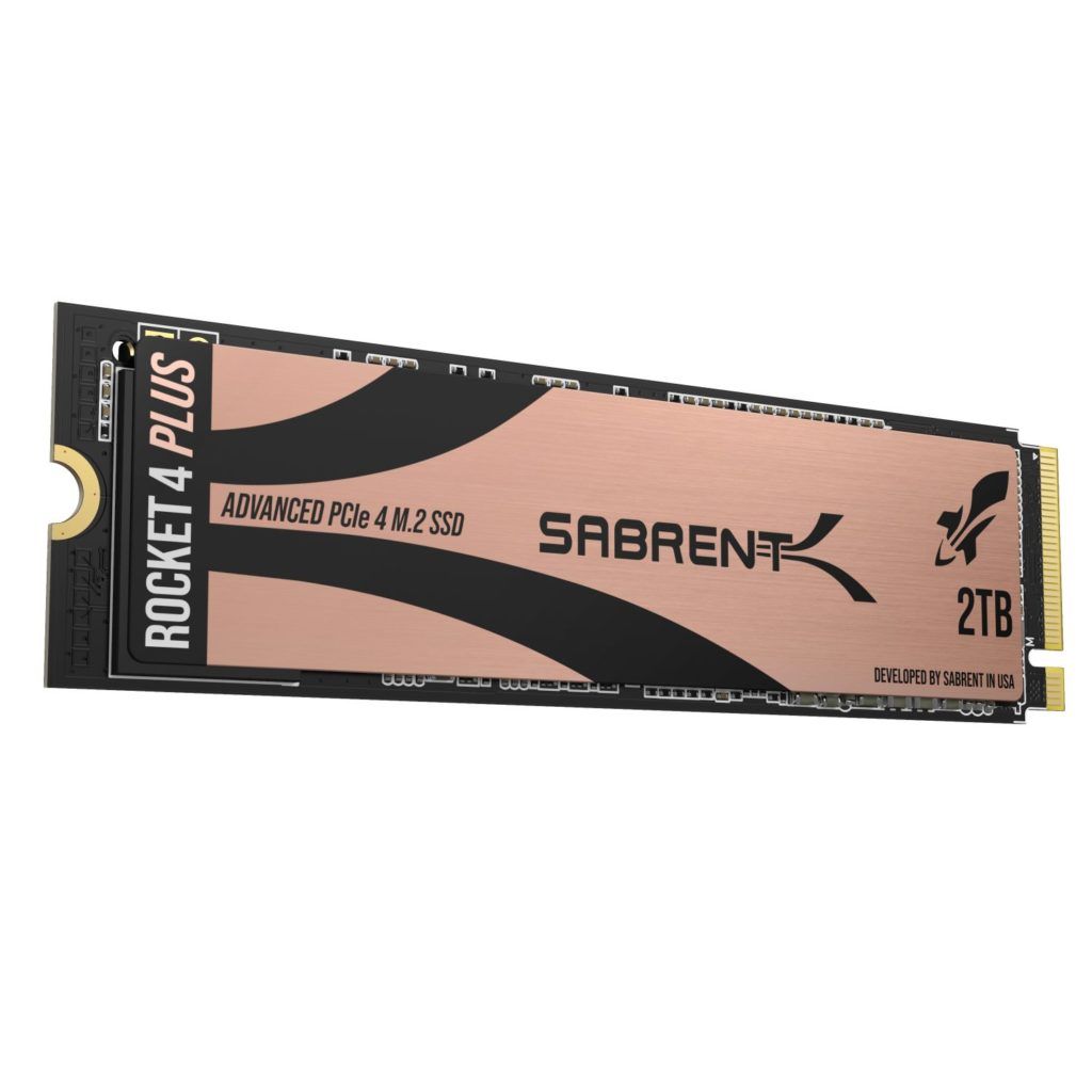 Sabrent SB-RKT4P-2TB - 2TB NVMe PCIe Gen4 SSD - 7100 MB/s Read, 6600 MB/s Write