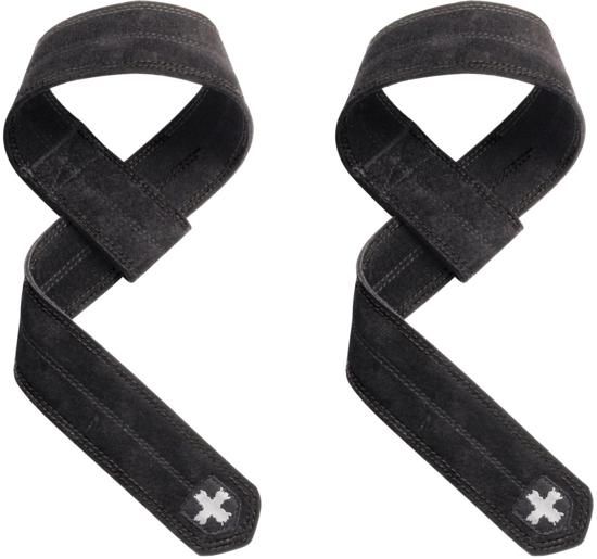 Harbinger Pro Leather Lifting Straps - Zwart - One Size