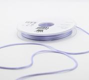 ACCESSOIRES LEDUC 25M Glans Koord 2MM Licht Paars | Made in Italy | ACCESSOIRES LEDUC
