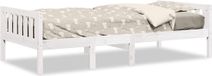 vidaXL Kinderbed Grenenhout Wit 75x190 cm